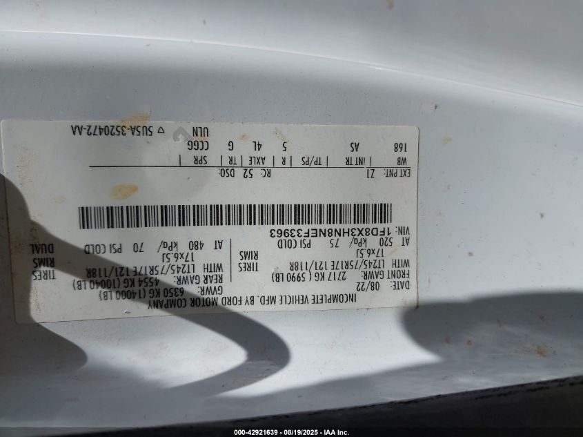 2022 Ford F-350 - 1FD8X3HN8NEF33963