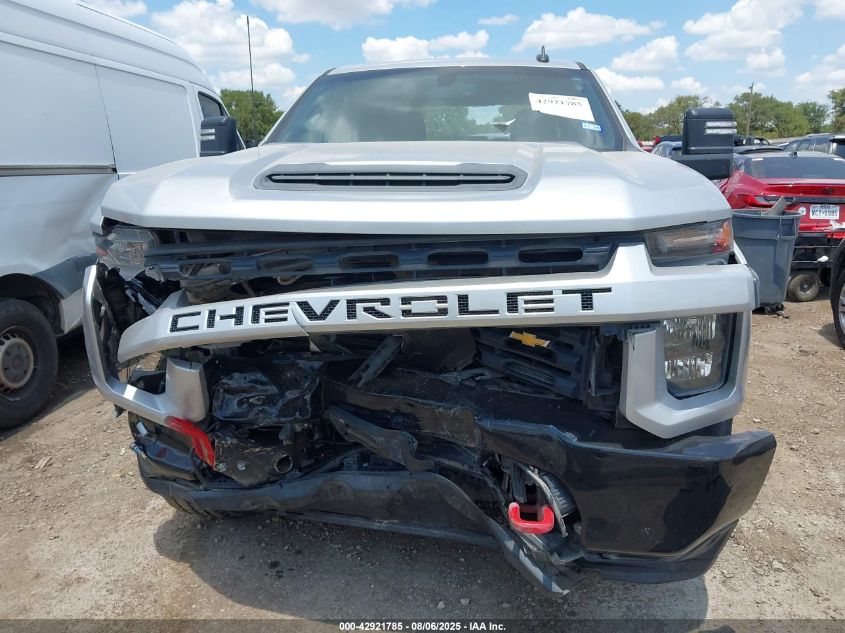 2021 Chevrolet Silverado 2500Hd 4Wd Standard Bed Custom VIN: 1GC4YME7XMF294243 Lot: 42921785