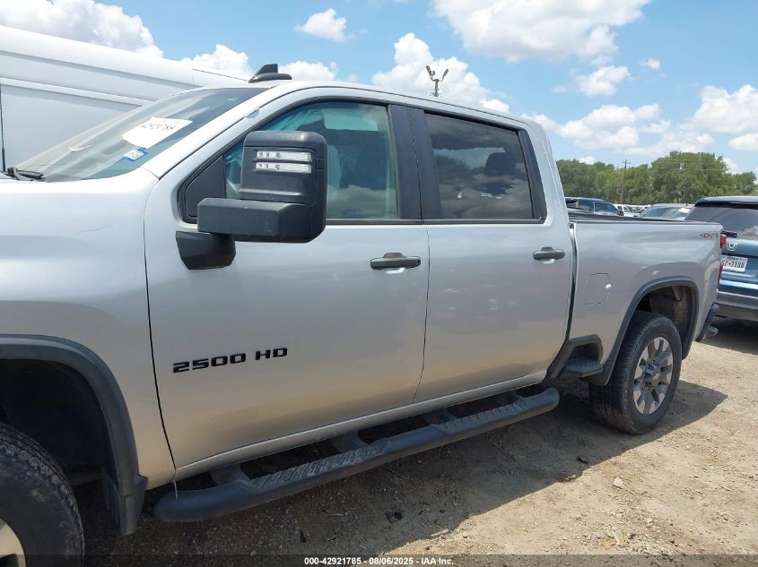 2021 Chevrolet Silverado 2500Hd 4Wd Standard Bed Custom VIN: 1GC4YME7XMF294243 Lot: 42921785