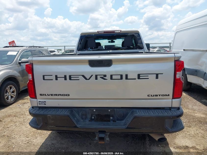 2021 Chevrolet Silverado 2500Hd 4Wd Standard Bed Custom VIN: 1GC4YME7XMF294243 Lot: 42921785