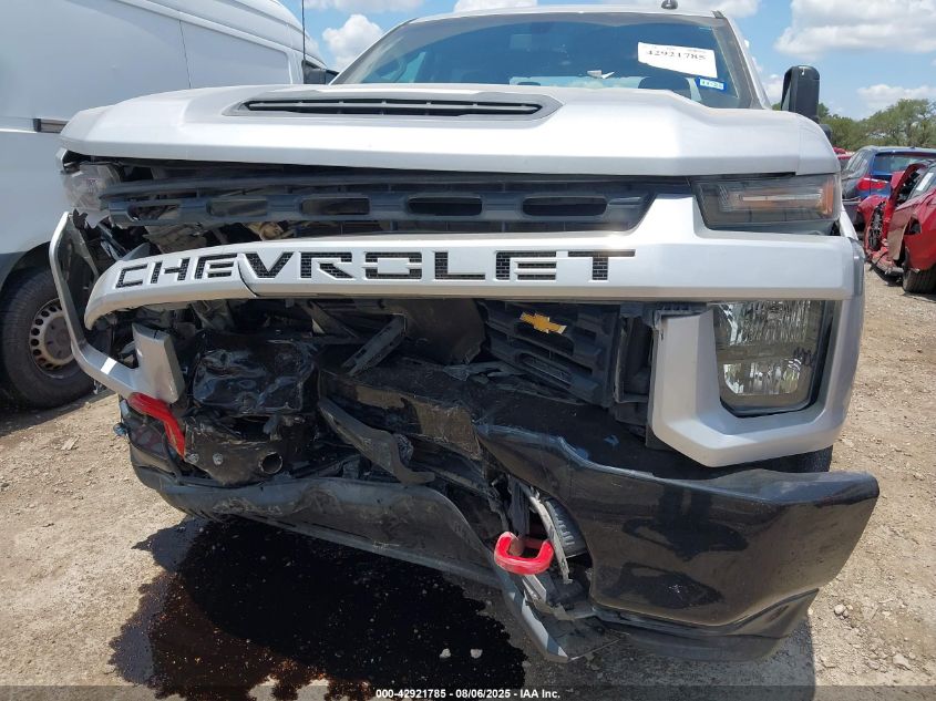 2021 Chevrolet Silverado 2500Hd 4Wd Standard Bed Custom VIN: 1GC4YME7XMF294243 Lot: 42921785