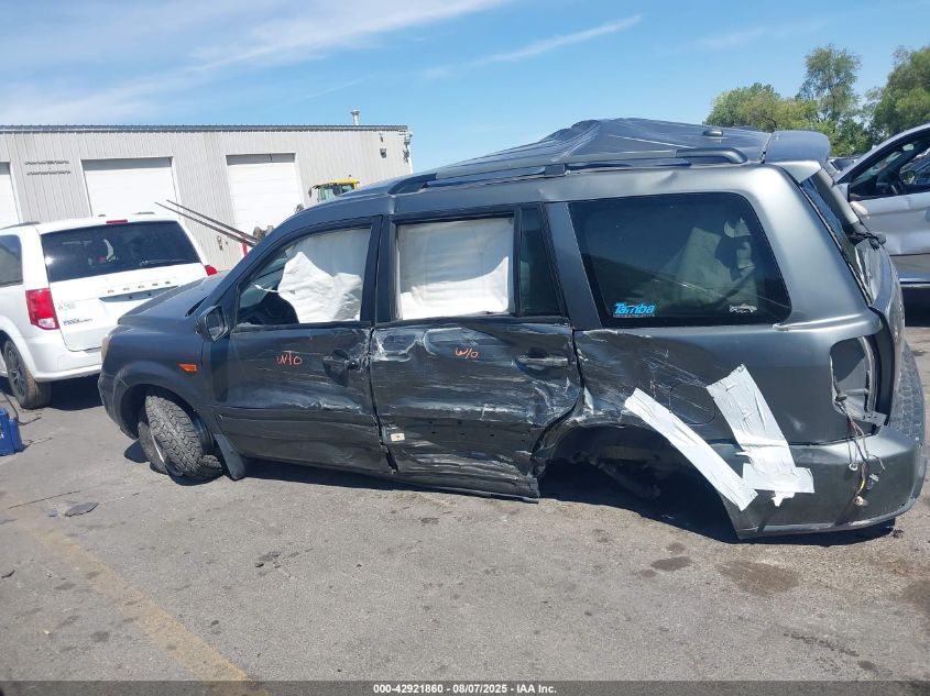 2008 Honda Pilot Ex-L VIN: 5FNYF18728B000684 Lot: 42921860