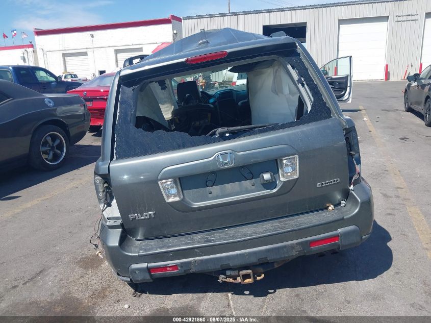 2008 Honda Pilot Ex-L VIN: 5FNYF18728B000684 Lot: 42921860