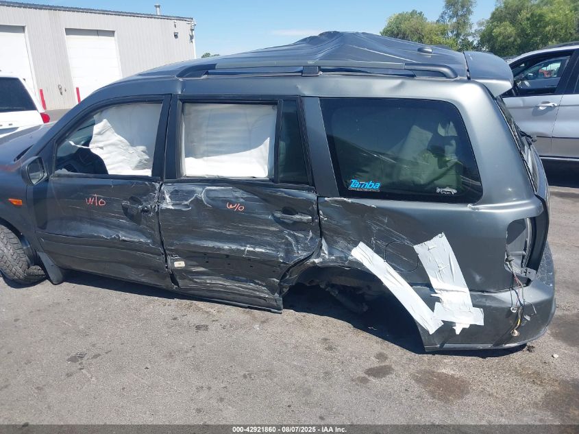 2008 Honda Pilot Ex-L VIN: 5FNYF18728B000684 Lot: 42921860