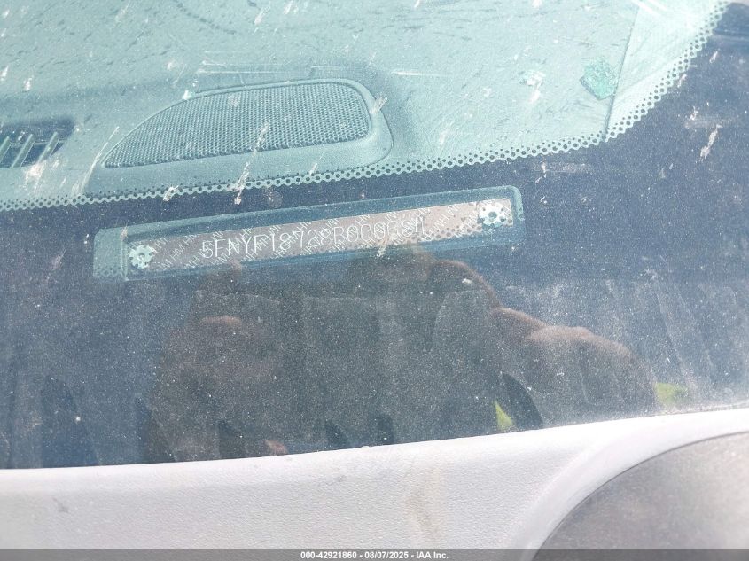 2008 Honda Pilot Ex-L VIN: 5FNYF18728B000684 Lot: 42921860