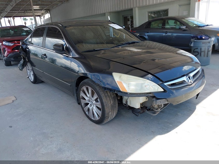 1HGCM66587A071282 2007 Honda Accord 3.0 Ex auction photo 1