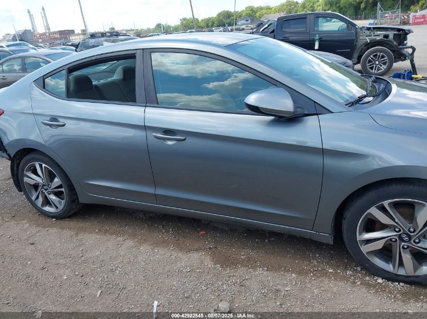 2017 Hyundai Elantra Se VIN: KMHD74LF1HU094605 Lot: 42922545