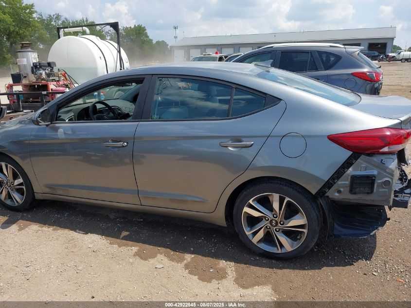 2017 Hyundai Elantra Se VIN: KMHD74LF1HU094605 Lot: 42922545