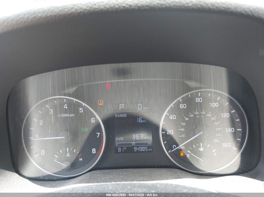 2017 Hyundai Elantra Se VIN: KMHD74LF1HU094605 Lot: 42922545