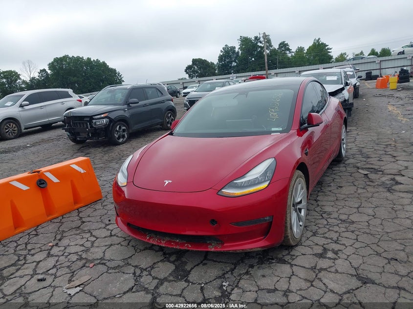 5YJ3E1EBXMF855651 2021 TESLA MODEL 3 photo no. 2