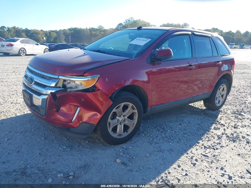 Vin: 2fmdk4jc8dbe15286, lot: 43416785, ford edge sel 20132