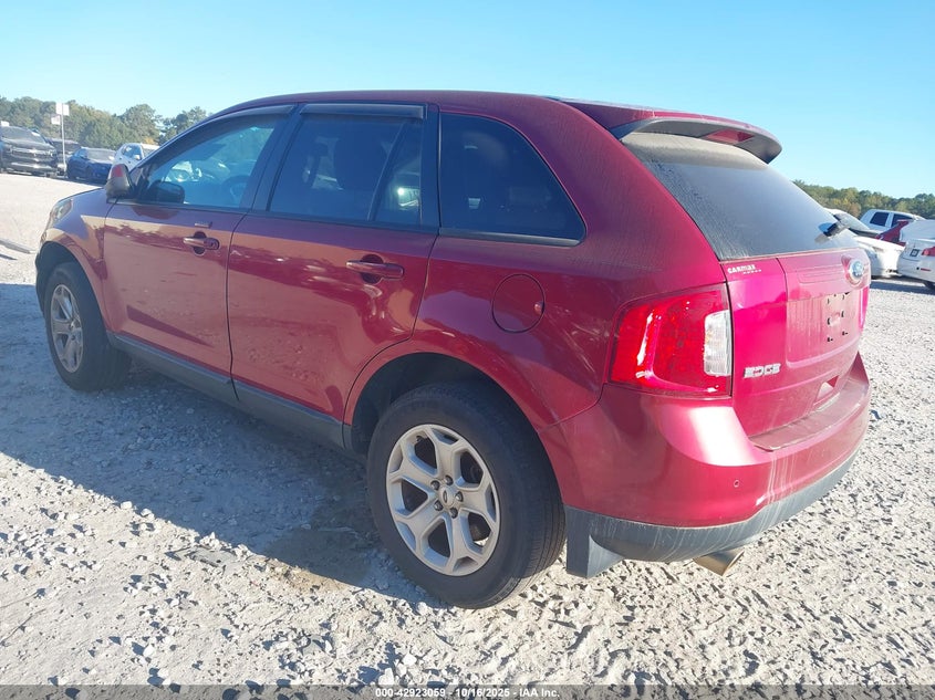Vin: 2fmdk4jc8dbe15286, lot: 43416785, ford edge sel 20133