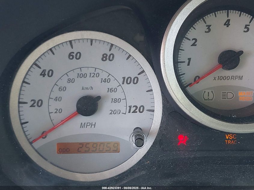 2005 Toyota Rav4 VIN: JTEHD20V856040597 Lot: 42923391