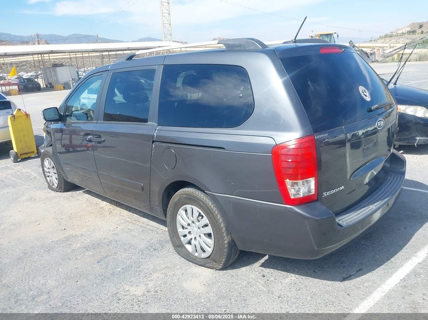 Vin: kndmg4c76c6459046, lot: 43417140, kia sedona lx 20123