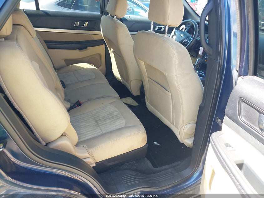 1FM5K7B83HGA25081 2017 Ford Explorer 3.5 Blue