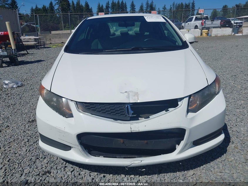 2012 Honda Civic Lx VIN: 2HGFG3B58CH544750 Lot: 42923604