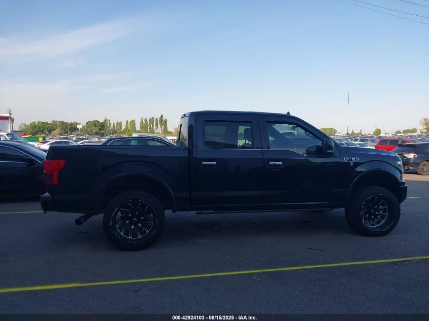 2018 Ford F-150 Limited VIN: 1FTEW1EG8JFC05953 Lot: 42924103