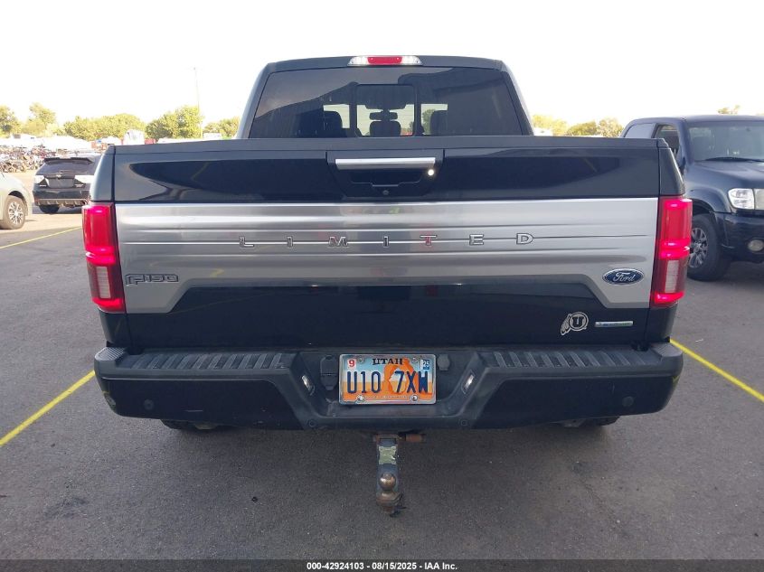 2018 Ford F-150 Limited VIN: 1FTEW1EG8JFC05953 Lot: 42924103