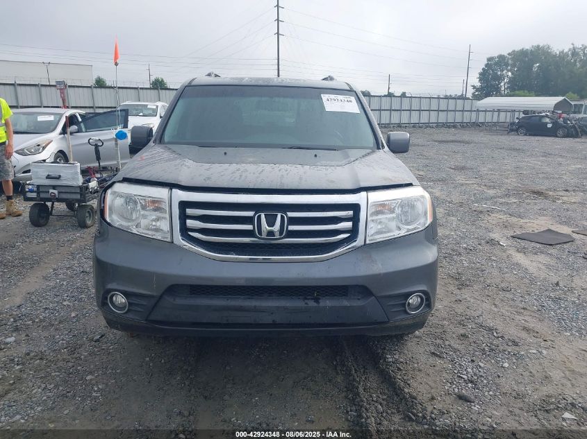 2012 Honda Pilot Ex-L VIN: 5FNYF3H53CB041330 Lot: 42924348