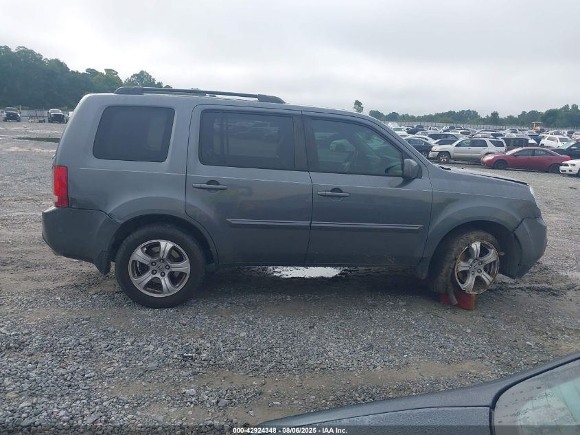 2012 Honda Pilot Ex-L VIN: 5FNYF3H53CB041330 Lot: 42924348