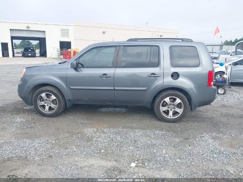 2012 Honda Pilot Ex-L VIN: 5FNYF3H53CB041330 Lot: 42924348