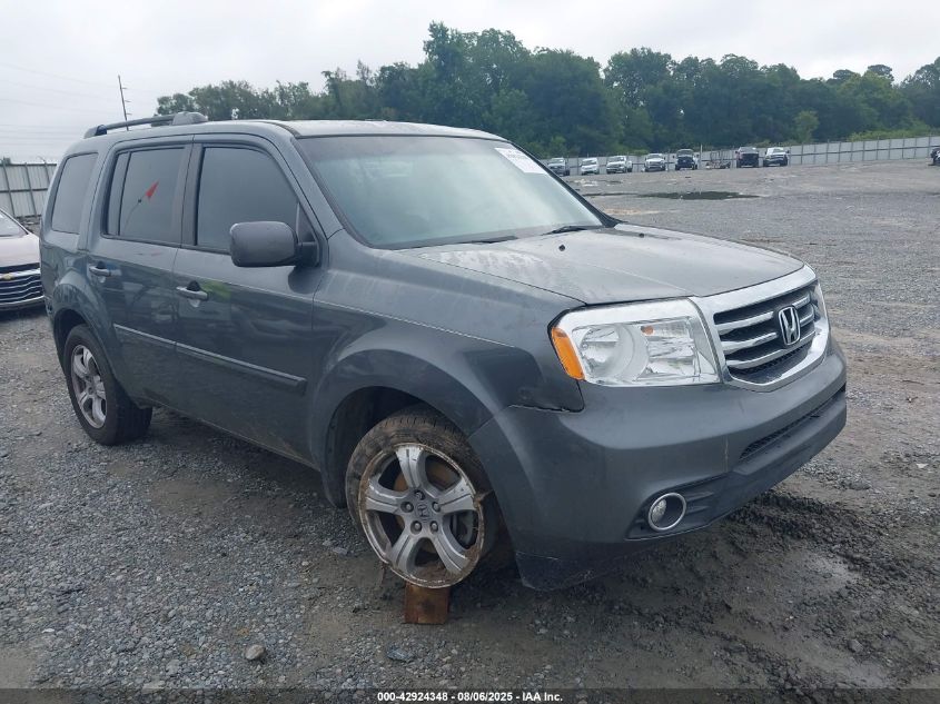 2012 Honda Pilot Ex-L VIN: 5FNYF3H53CB041330 Lot: 42924348