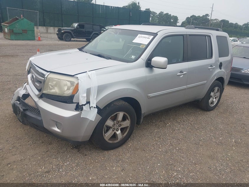 5FNYF48489B047372 2009 HONDA PILOT photo no. 2
