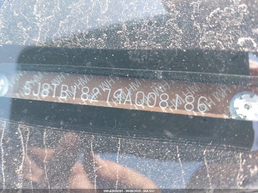 2009 Acura Rdx Base (A5) VIN: 5J8TB18279A008186 Lot: 42924397