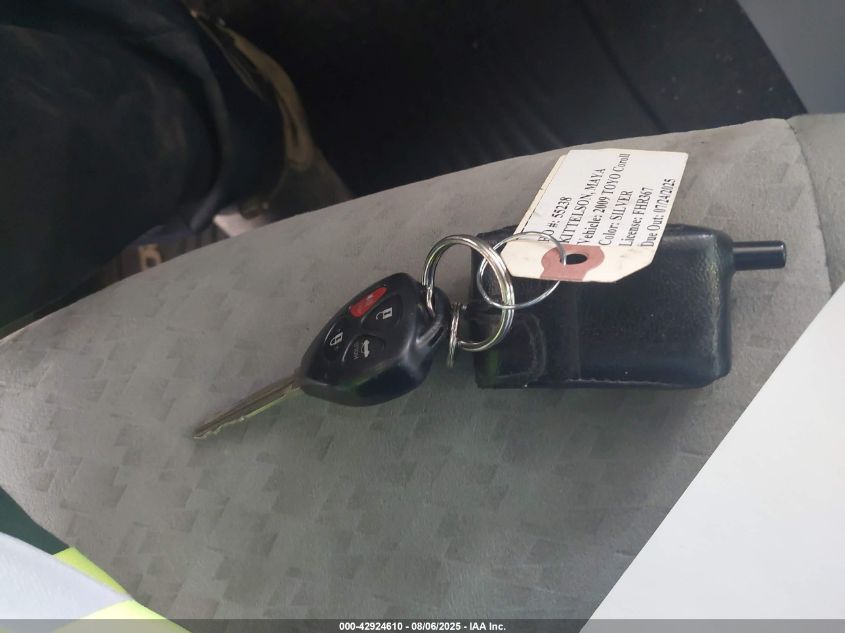 2009 Toyota Corolla Le VIN: 1NXBU40E89Z076857 Lot: 42924610