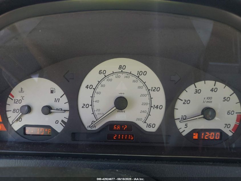 2000 Mercedes-Benz C 280 VIN: WDBHA29G6YA864423 Lot: 42924677