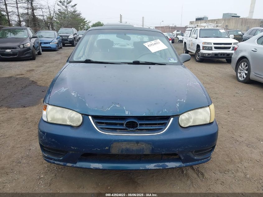 2001 Toyota Corolla Ce VIN: 1NXBR12E21Z555969 Lot: 42924823