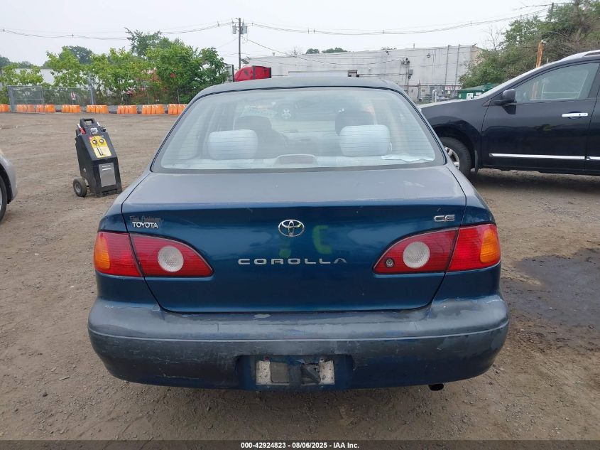 2001 Toyota Corolla Ce VIN: 1NXBR12E21Z555969 Lot: 42924823