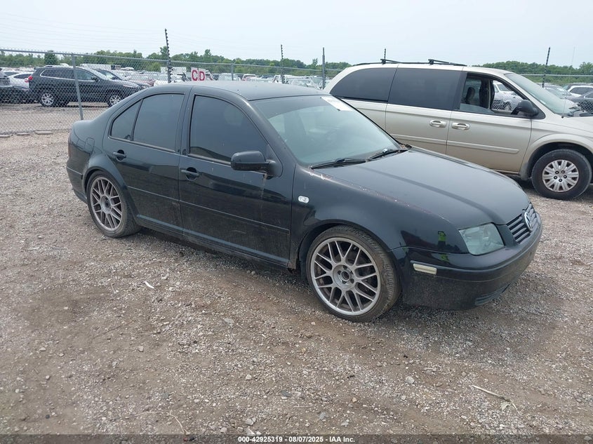 1999 Volkswagen Jetta Gl black sedan gasoline 3VWRA29M8XM086829 photo #1