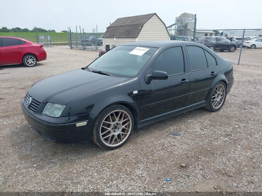 1999 Volkswagen Jetta Gl black sedan gasoline 3VWRA29M8XM086829 photo #3