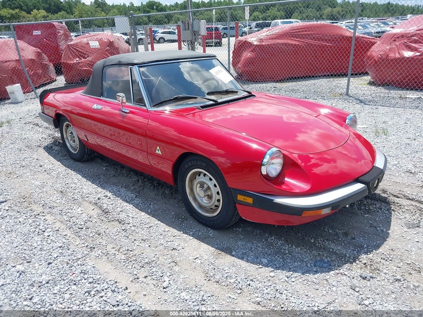 1985 Alfa Romeo Veloce 2000 Spider