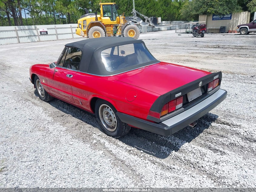 1985 Alfa Romeo Veloce 2000 Spider