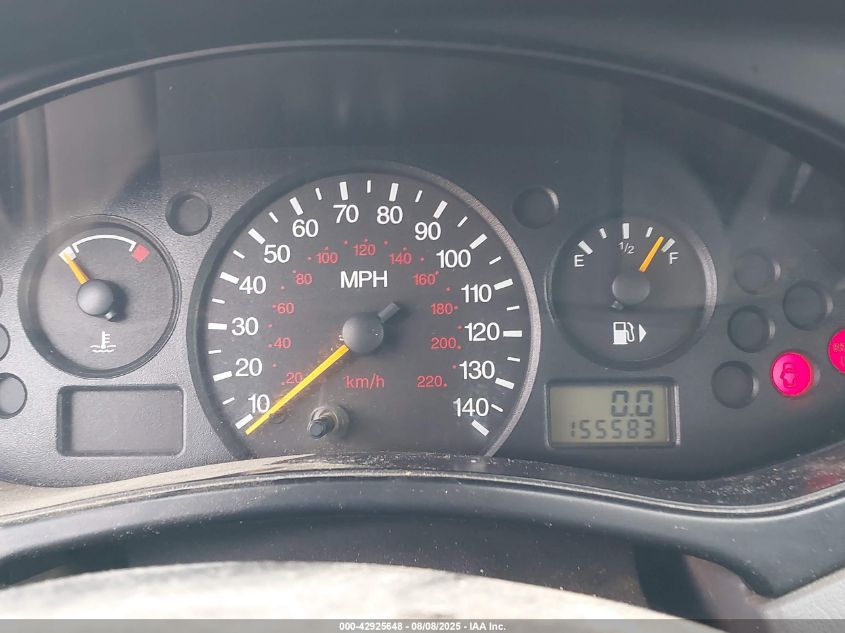 2002 Ford Focus Lx VIN: 1FAFP33P82W307020 Lot: 42925648