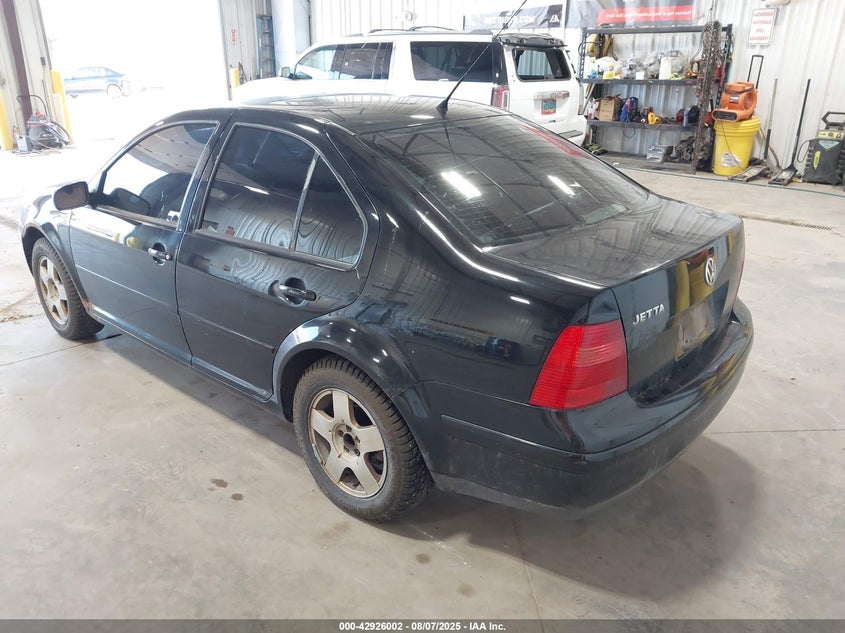 2003 Volkswagen Jetta Gls 2.0L black sedan gasoline 3VWSK69M03M128684 photo #4