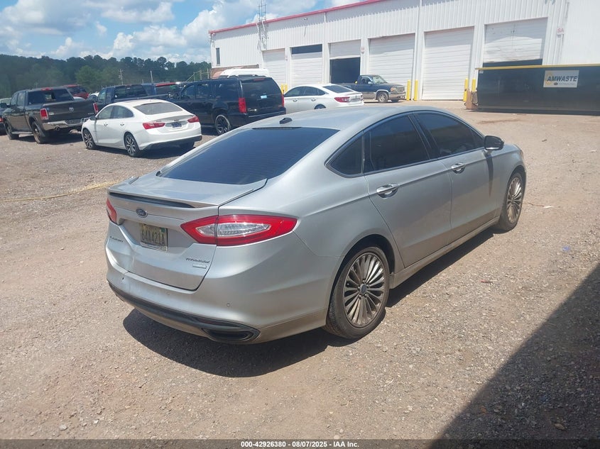 Vin: 3fa6p0k9xgr344582, lot: 43420120, ford fusion titanium 20164