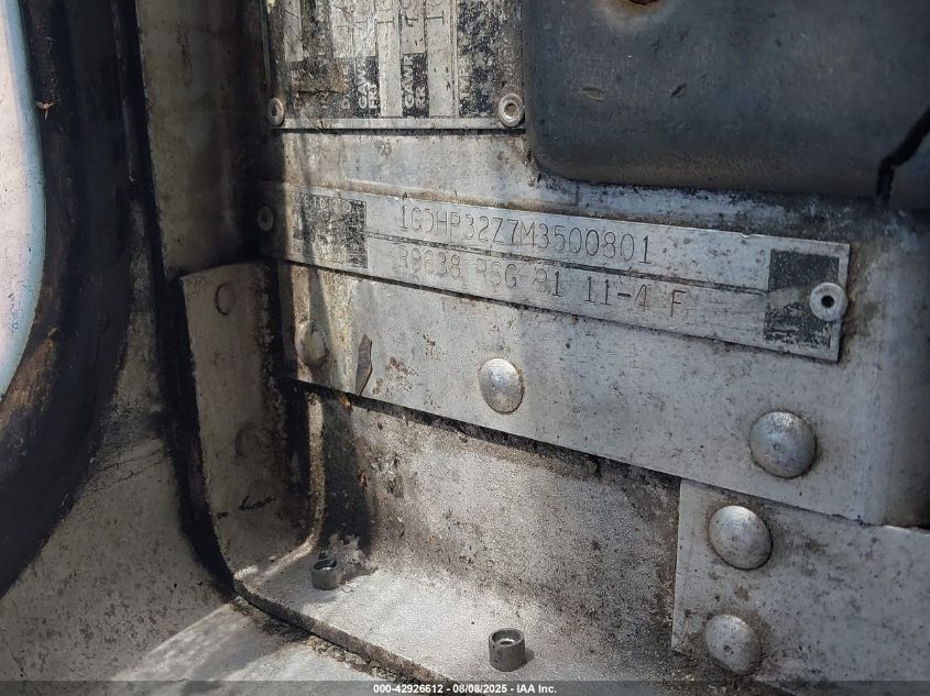 1991 GMC Forward Control Chassis P3500 VIN: 1GDHP32Z7M3500801 Lot: 42926612