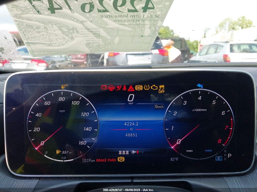 2023 Mercedes-Benz C 300 4Matic VIN: W1KAF4HB2PR104999 Lot: 42926747