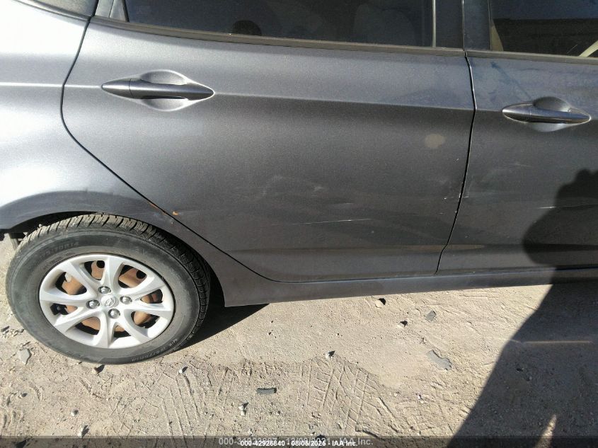 2013 Hyundai Accent Gls VIN: KMHCT4AEXDU495016 Lot: 42926840