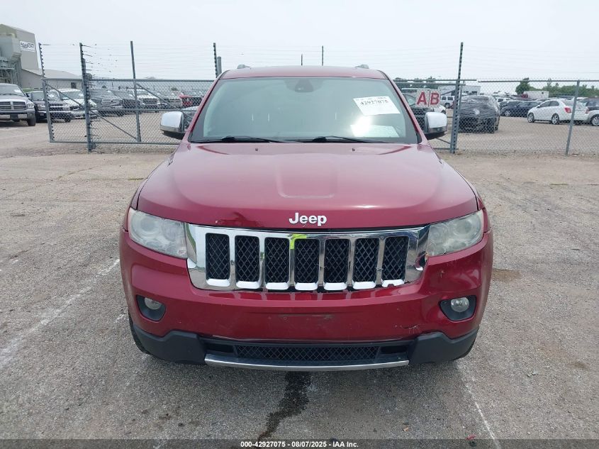 2012 Jeep Grand Cherokee Overland VIN: 1C4RJFCG7CC123667 Lot: 42927075