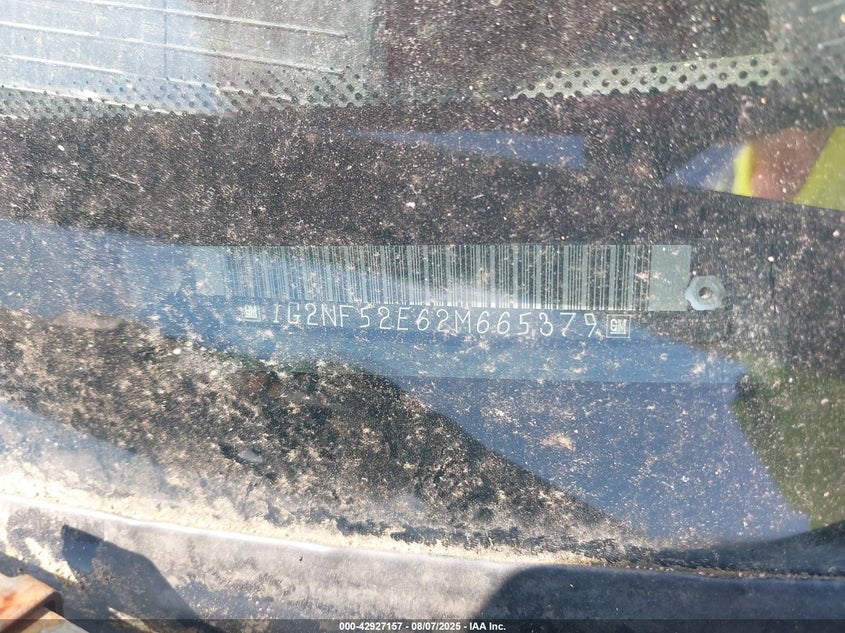 2002 Pontiac Grand Am Se1 VIN: 1G2NF52E62M665379 Lot: 42927157