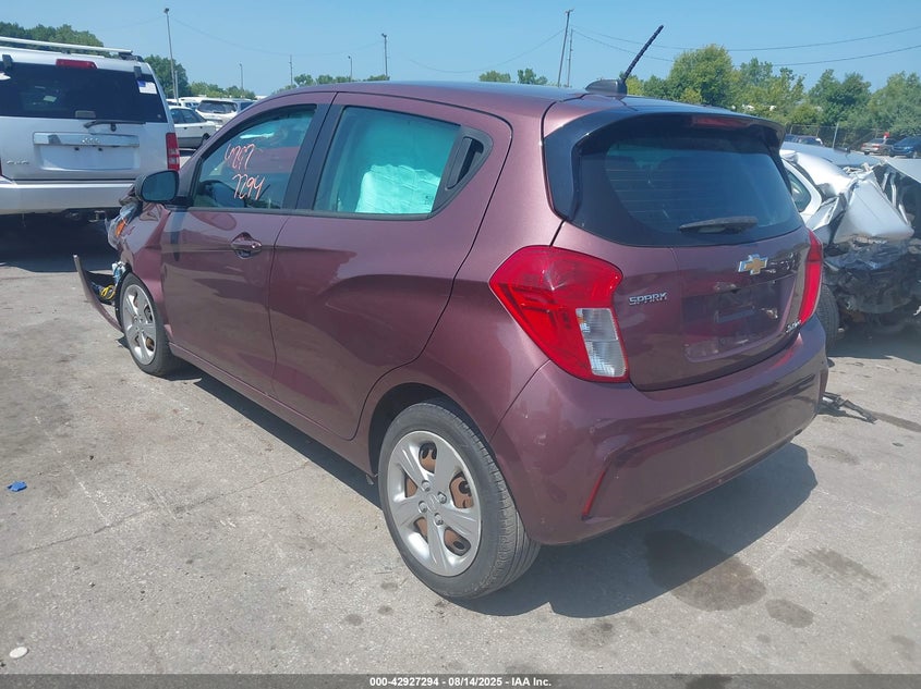 2021 Chevrolet Spark Fwd Ls Automatic purple hatchback gasoline KL8CB6SA9MC739171 photo #4