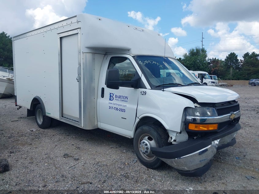 1HA3GSC74MN007888 2021 Chevrolet Express Cutaway Work Van auction photo 1