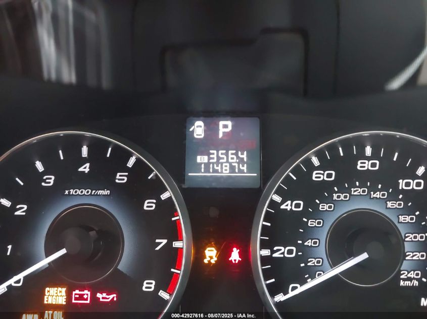 2012 Subaru Outback 2.5I Limited VIN: 4S4BRBKC0C3288313 Lot: 42927616