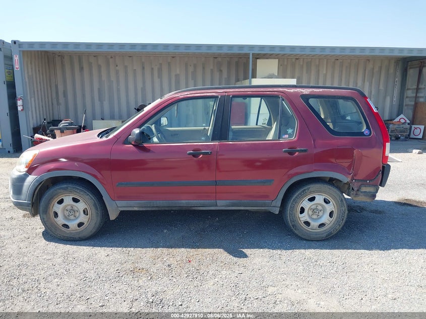 2006 Honda Cr-V Lx VIN: JHLRD68596C010986 Lot: 42927910