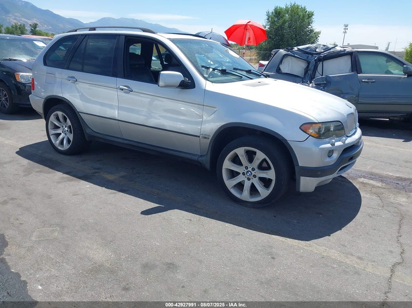 2005 BMW X5 4.8Is silver other gasoline 5UXFA93525LE82920 photo #1