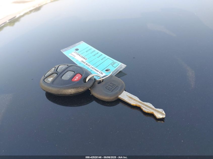 2009 Buick Lacrosse Cxl VIN: 2G4WD582591136672 Lot: 42928146